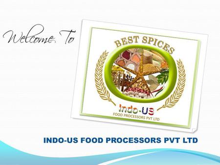 INDO-US FOOD PROCESSORS PVT LTD. Introduction… Incorporated in Hyderabad, India Promoted by a business group With 40 Years Experience in business establishment.