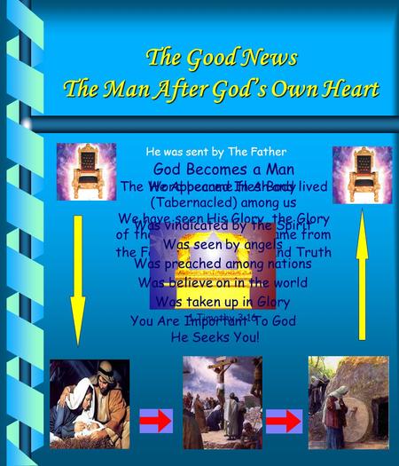 The Good News The Man After God’s Own Heart