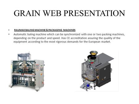 GRAIN WEB PRESENTATION
