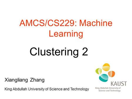 AMCS/CS229: Machine Learning