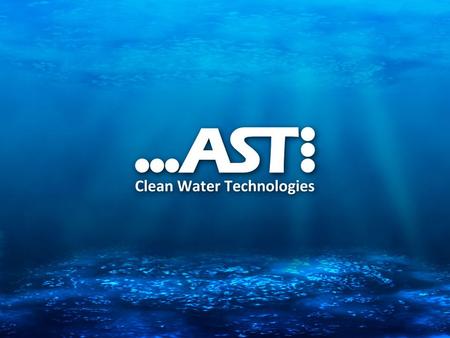 Overview AST Clean water technologies was requested to design and construct an Industrial Waste water Treatment Plant with a capacity of 35 m 3 /h in.