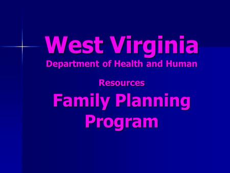 What is Family Planning?