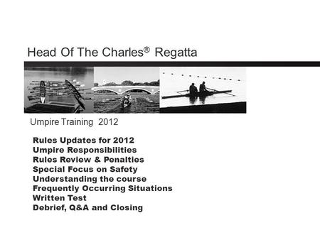 Head Of The Charles® Regatta