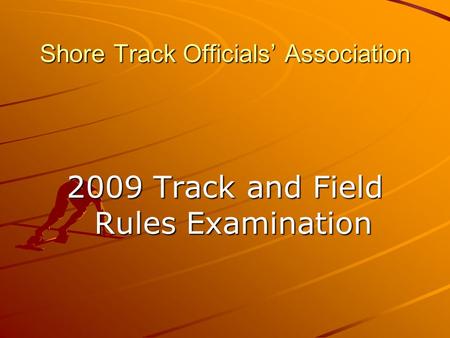 Shore Track Officials’ Association