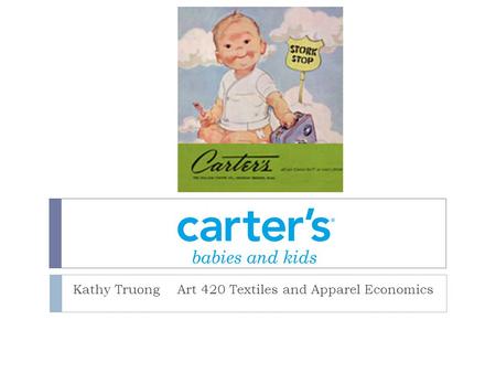 Kathy Truong Art 420 Textiles and Apparel Economics.