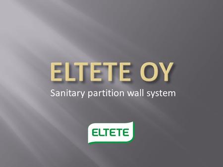 Sanitary partition wall system