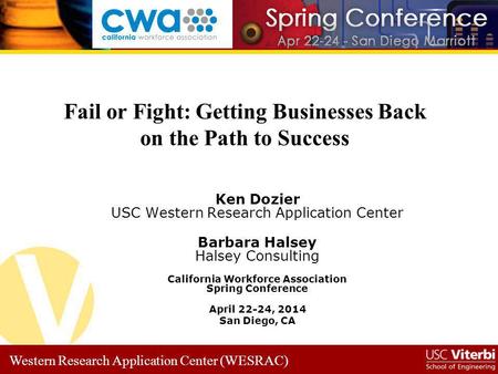 Fail or Fight: Getting Businesses Back on the Path to Success