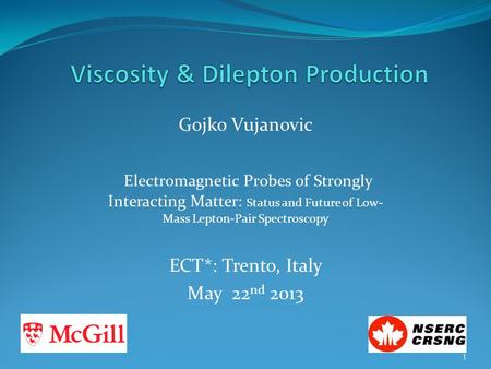 Viscosity & Dilepton Production
