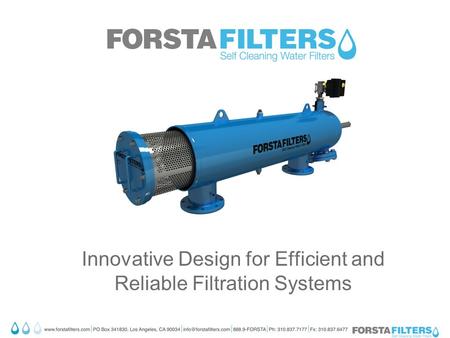 Innovative Design for Efficient and Reliable Filtration Systems.