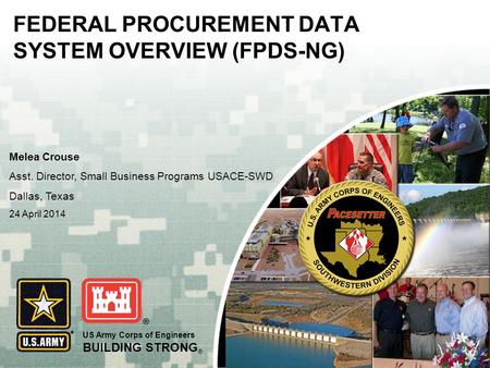 FEDERAL PROCUREMENT DATA SYSTEM OVERVIEW (FPDS-NG)