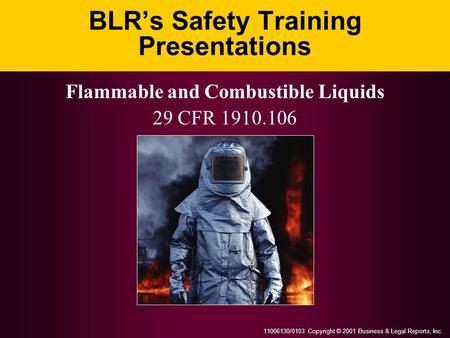 BLR’s Safety Training Presentations