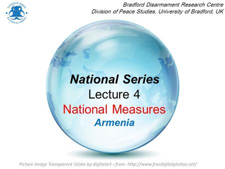 National Series Lecture 4 National Measures Armenia