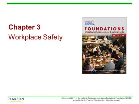 Chapter 3 Workplace Safety.