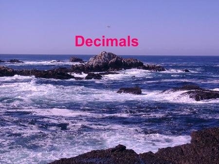 Decimals. To Do: A restaurant offers a 10% discount. Do you prefer getting the discount before or after the 8% sales tax is added on? First the discount,
