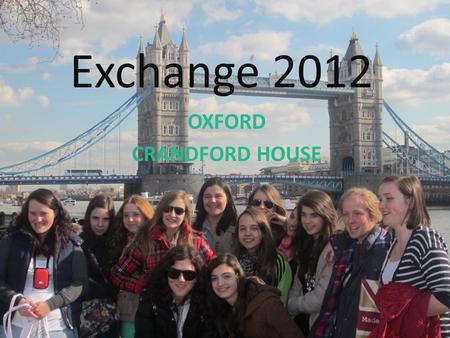 Exchange 2012 OXFORD CRANDFORD HOUSE. Oxfordshire OXON.