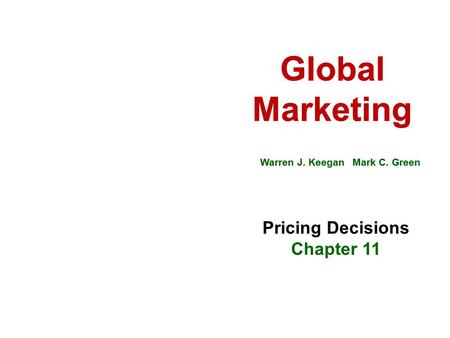 Global Marketing Global Marketing