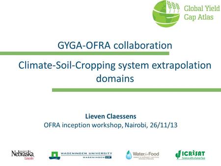 GYGA-OFRA collaboration
