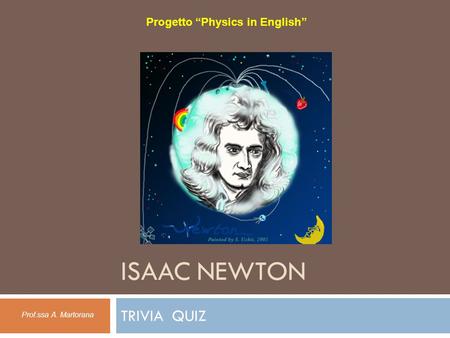 Progetto “Physics in English”