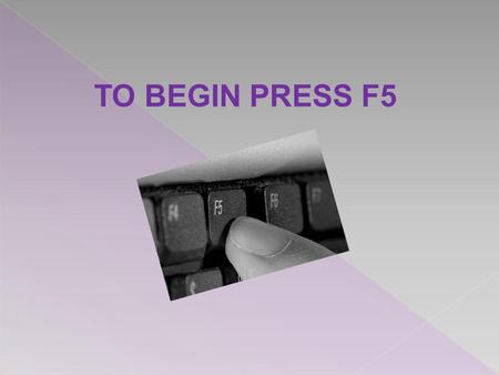 TO BEGIN PRESS F5. This course is for anyone who would like learn how to find and access electronic books and journals. The course will show you where.