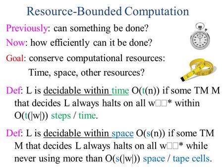 Resource-Bounded Computation