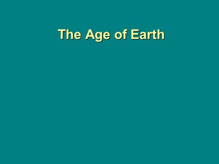 The Age of Earth. Classification Quick Quiz Write the letter of the correct definition below the number of the correct corresponding term. Remember to.