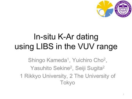 In-situ K-Ar dating using LIBS in the VUV range