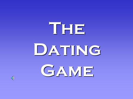 The Dating Game With Our Host, Welcome to the Dating Game, the game where we find the greatest common factors between different numbers. Hopefully well.