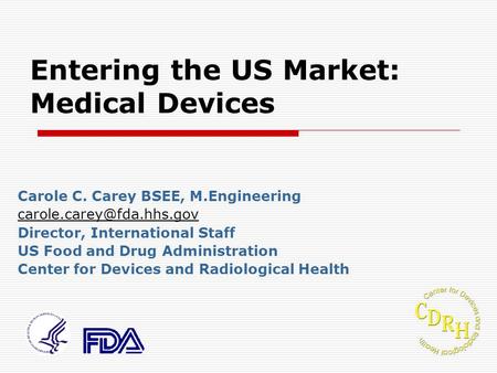 Entering the US Market: Medical Devices