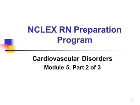 Chapter 1 cardiovascular disorders case study 6