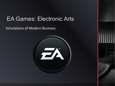 EA Games: Electronic Arts Simulations of Modern Business.