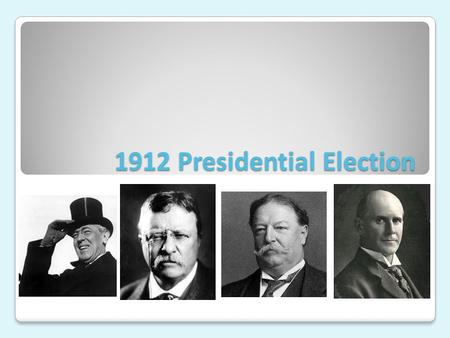 1912 Presidential Election. 1910-1912 The Republican Party splits Ballinger-Pinchot Affair (conservation) Payne-Aldrich Tariff (protective tariff) Gifford.