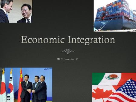 Globalization The increased integration of national economies into global, rather than national markets, promoted by liberalized capital flows, liberalized.