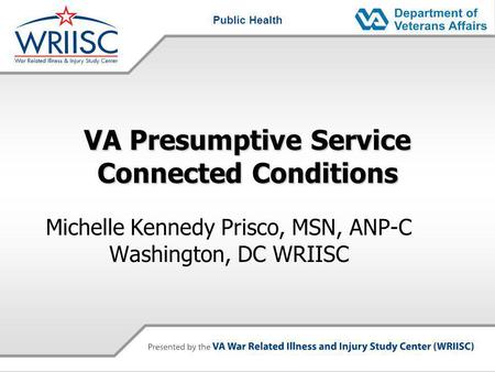 VA Presumptive Service Connected Conditions
