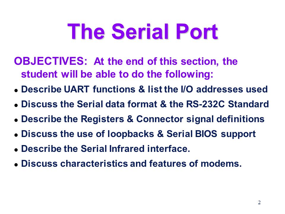 Serial Port Internal Loopback Test Failed Serial Port Internal Loopback Test Failed