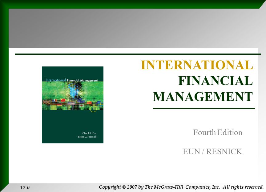 International Financial Management 6th Edition