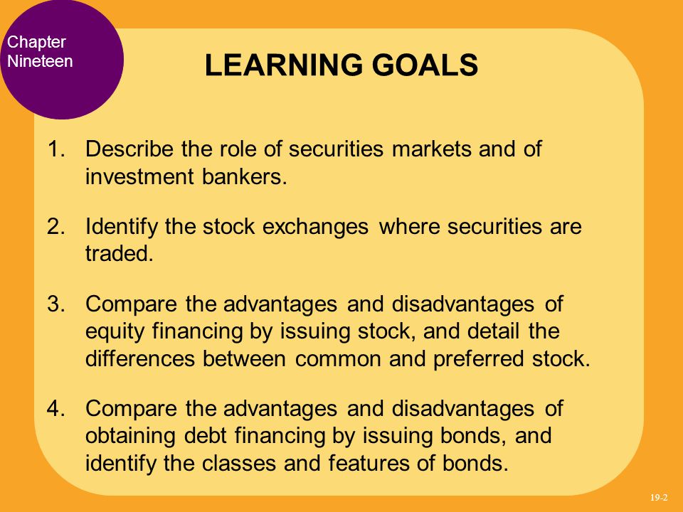 advantages of long term financing