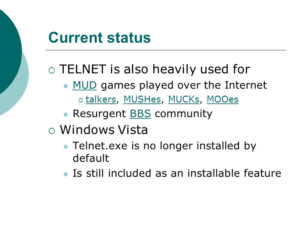 How To Access Telnet In Windows Vista