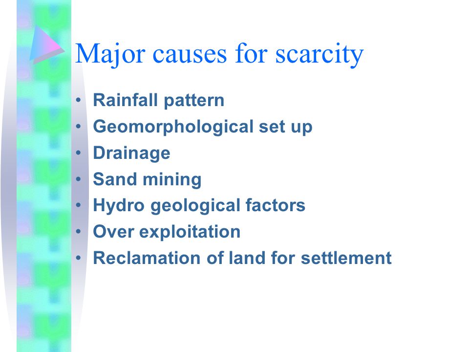 Major+causes+for+scarcity