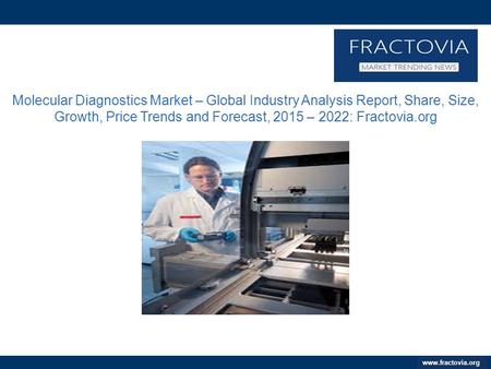 Molecular Diagnostics Market – Global Industry Analysis Report, Share, Size, Growth, Price.