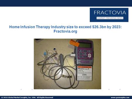 Home Infusion Therapy Industry forecast to show 9% CAGR growth by 2023