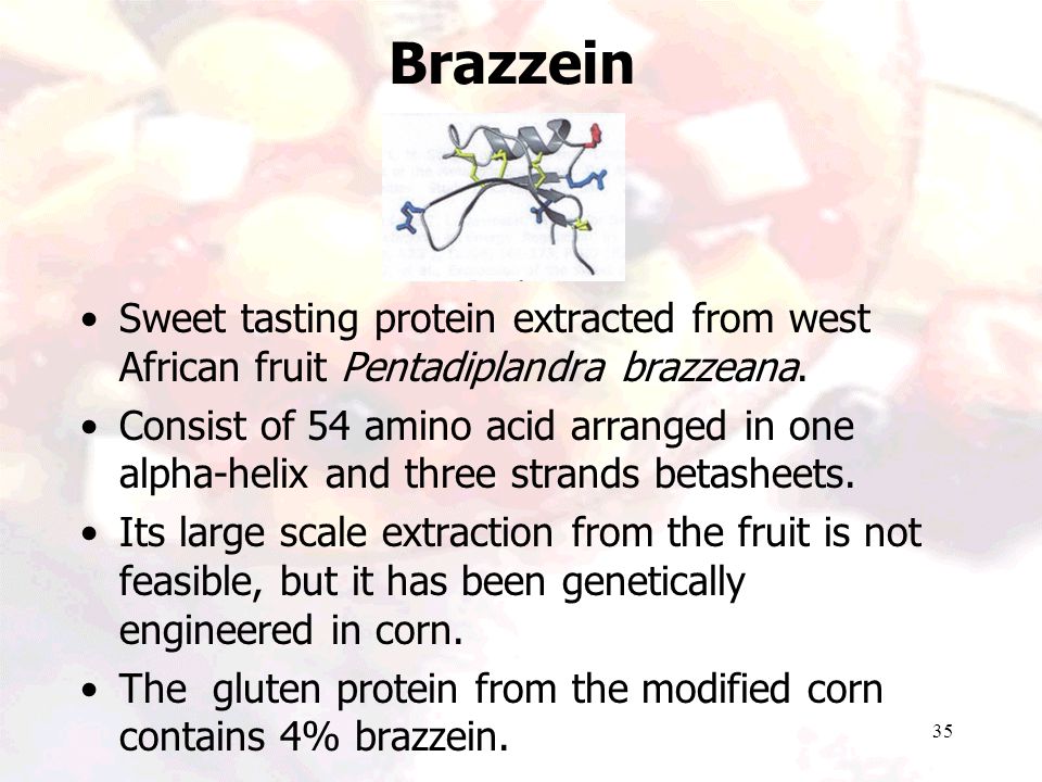 Brazzein Protein Diet