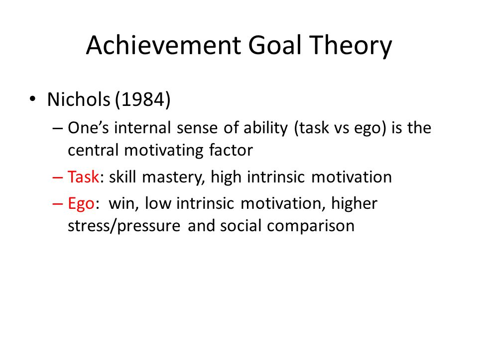 achievement motivation examples