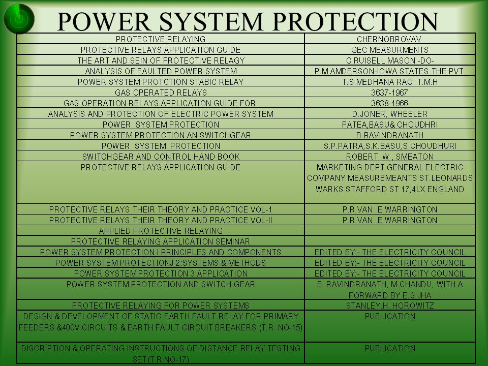 Switchgear protection and power systems sunil s rao pdf file download