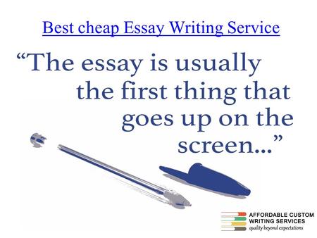 Best cheap Essay Writing Service. Letter of Recommendation Services.