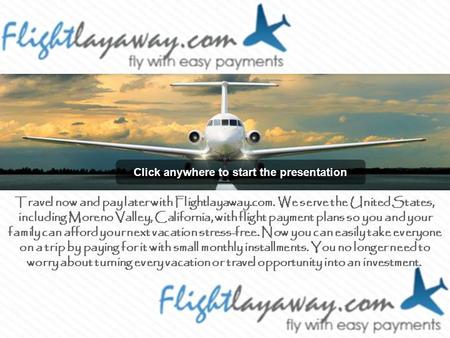 Excellent Flight Payment Plans with Flightlayaway