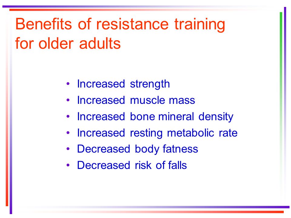 Resistance Training For Older Adults 89