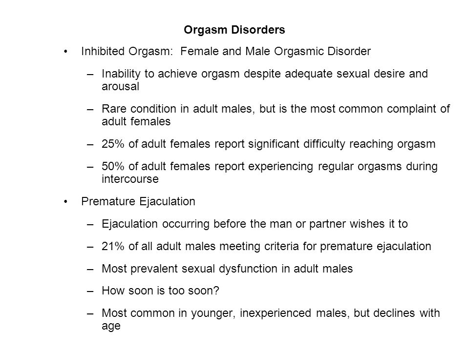 Inhibited Female Orgasm 76