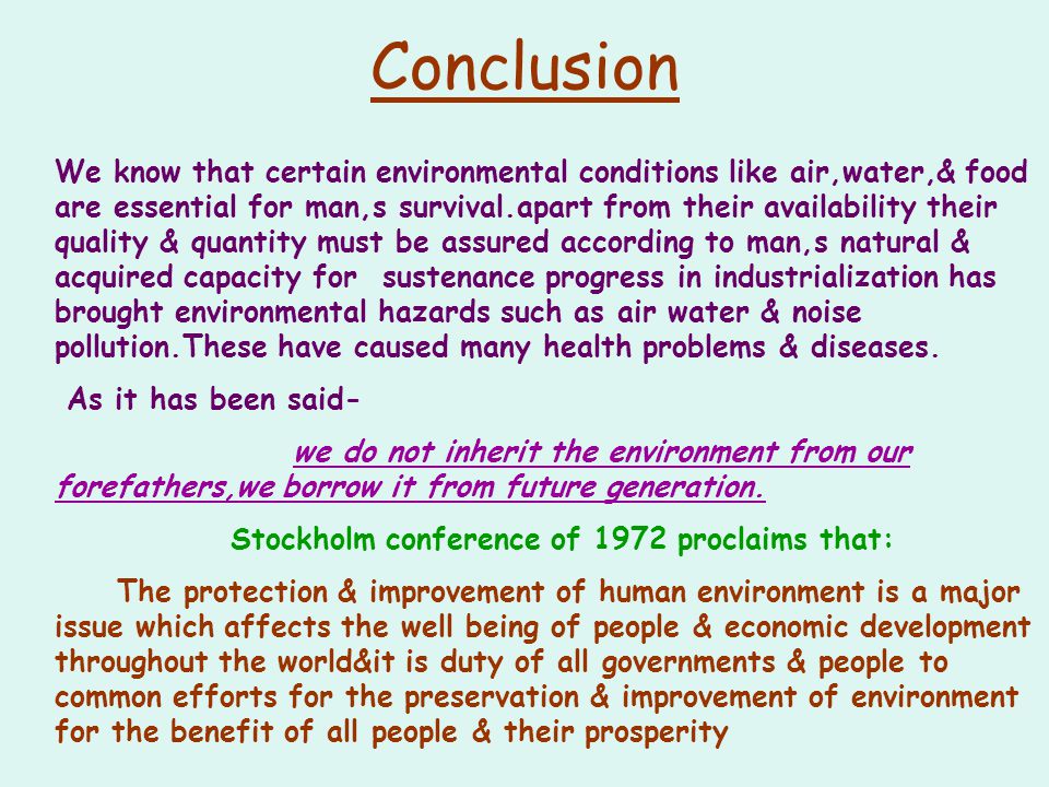 Short Essay on Environmental Pollution