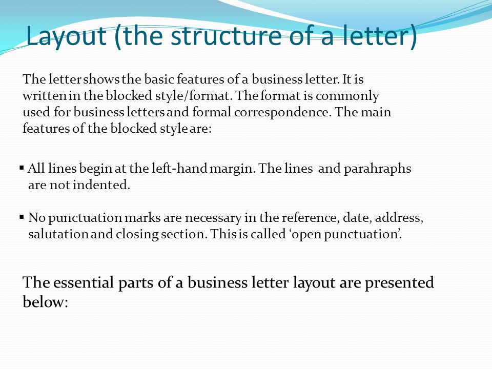 Layout Of Business Letter from slideplayer.com