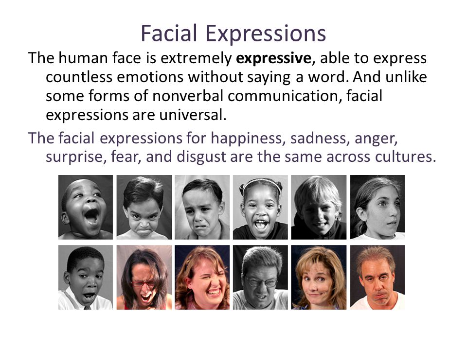 Communication Facial Expressions 91